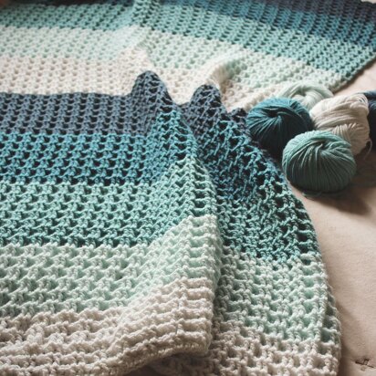 Crochet Me A River Throw