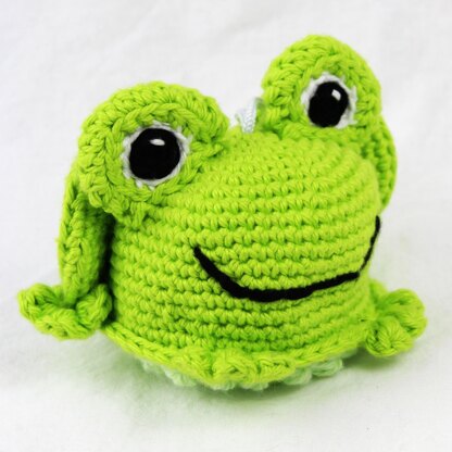 Freya the Frog Scrubby Amigurumi