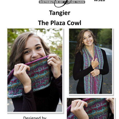 The Plaza Cowl in Cascade Yarns Tangier - W520 - Downloadable PDF