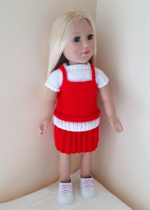 Red Top for Doll