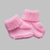 Preemie Pink Bootees for Baby