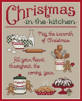 Sue Hillis Designs Christmas in the Kitchen - L429 - Leaflet