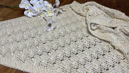 Ever After Rose Shawl