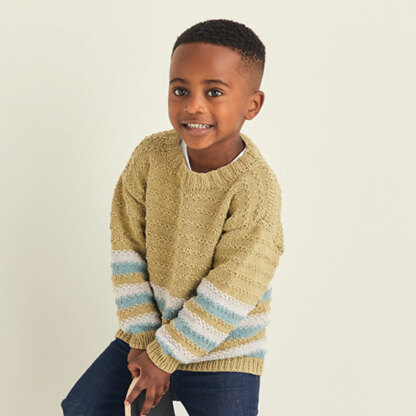 Sirdar 2527 Crew Neck Pullover PDF