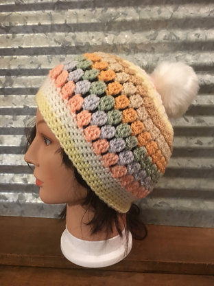 Wanderlust Hat with Furry PomPom