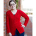 WEBS DIR11 Red Letter Day by Fiona Ellis - Cardigan Knitting Pattern for Women in Valley Yarns Northampton