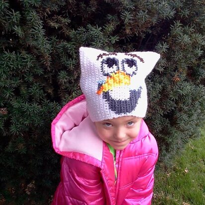 Sack Beanie - Olaf the Snowman from the movie Frozen Inspired