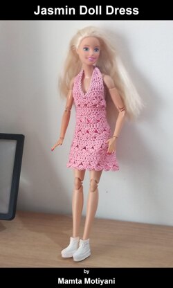 Jasmin Doll Dress Crochet Pattern