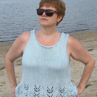 Delmarva Top - knitting pattern