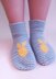 The 'Easter Bunny' crochet socks