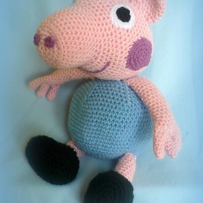 Crochet Peppa Pig's brother George