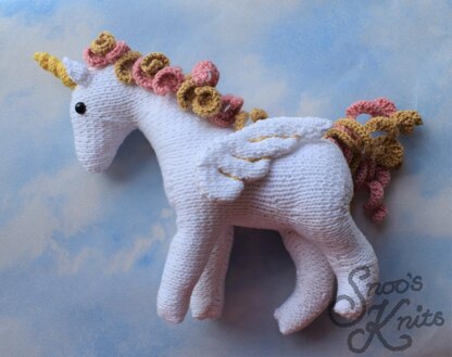 Winged Unicorn Or Horse Knitting Pattern Snoo's Knits