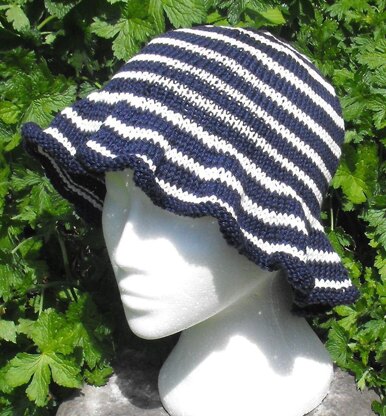 French Floppy Hat Knitting Pattern - Madmonkeyknits