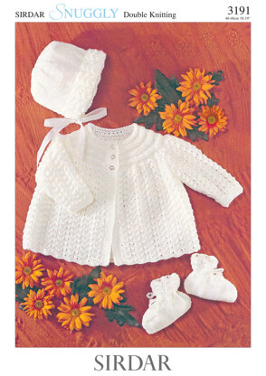 Baby Trio in Sirdar Snuggly DK and Snuggly DK 100g - 3191 - Downloadable PDF
