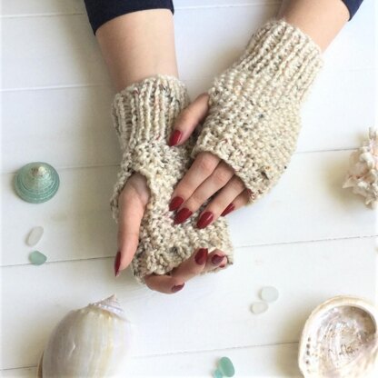 Pebbles Fingerless Gloves - toddler to l.adult