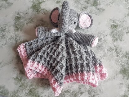 Ella The Elephant Baby Lovey Security Blanket