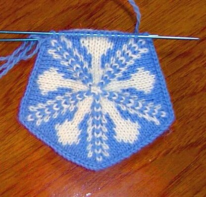 3-D Fair Isle Holiday Ornament