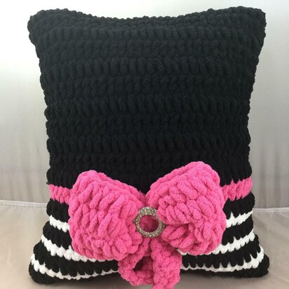 Zebra Print Bling Pillow