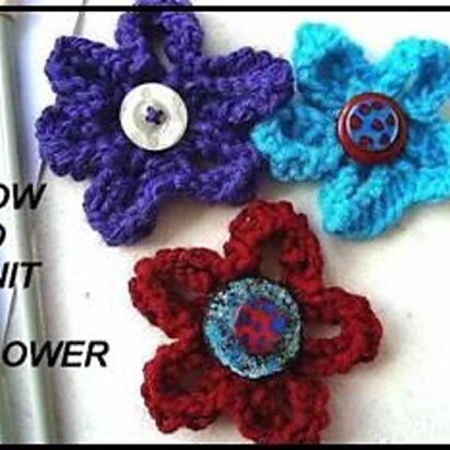 Knitted Flower