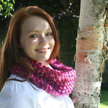 Fast Seed Stitch Cowl