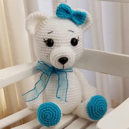 Pretty Crochet Teddy Bear