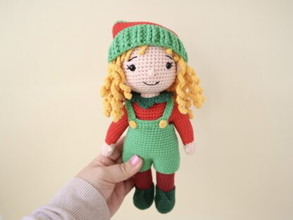 Fern the Christmas Elf Doll