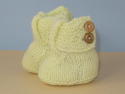 Easy Baby Big T Bar 2 Button Booties