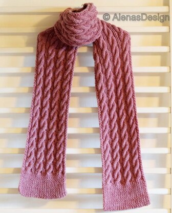 Travis Cabled Scarf