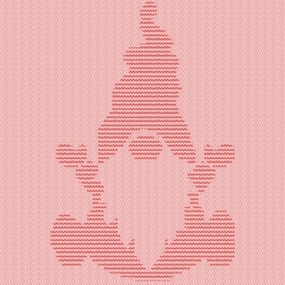 Gnome blanket Knitting Pattern - Knit and Purl only