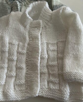 Wendy Baby Cardigan Knitting Pattern 3-24 months Approx