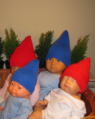 Baby Gnome Hats - 2 designs from 1 pattern