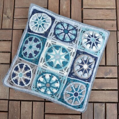 Frozen Flowers Pillow Cover