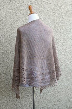 Freesia shawl