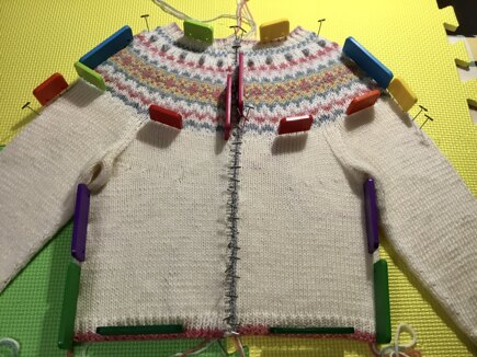 Fairground Fairisle cardigan #2