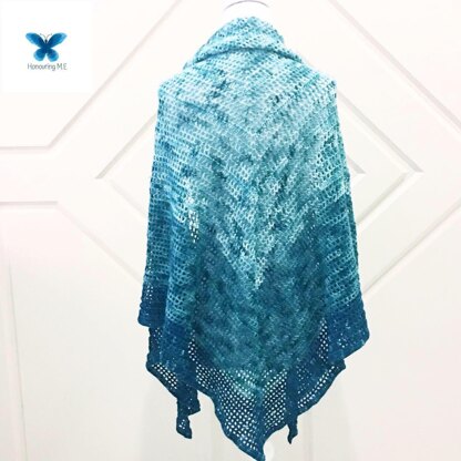 Winter Green Shawl