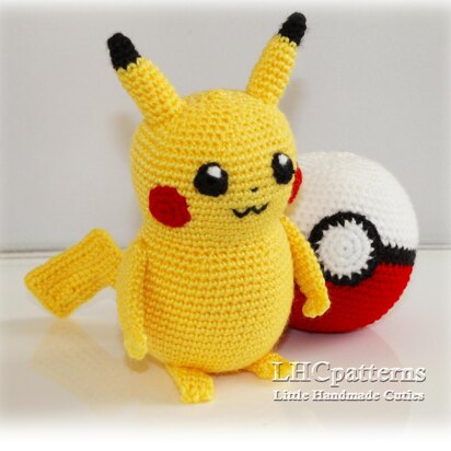 Pikachu Pokemon Crochet Pattern