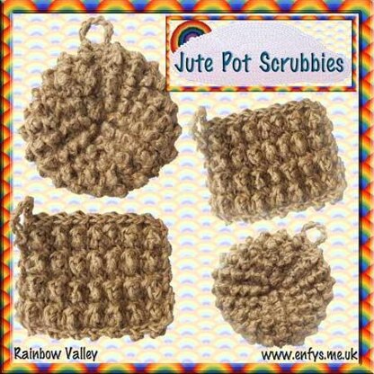 Jute Pot Scrubbies - US terms