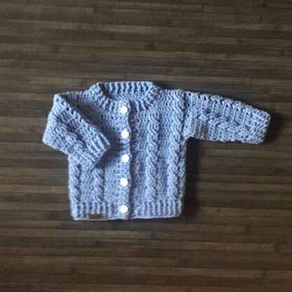 Lola Cabled Baby Cardigan