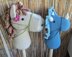Hobby Horse Dragon Dinosaur Triceratops Unicorn Fairy Tale Crochet Plush Amigurumi