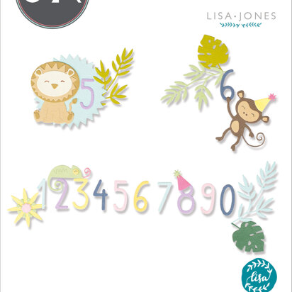 Sizzix Thinlits Die Set Jungle Fun by Lisa Jones