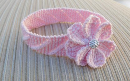 Knit Baby Headband "Katie"