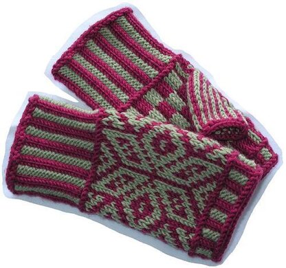 Fairisle Hand Warmers