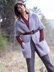 Tamarind Hooded Coat in Berroco Blackstone Tweed - Downloadable PDF