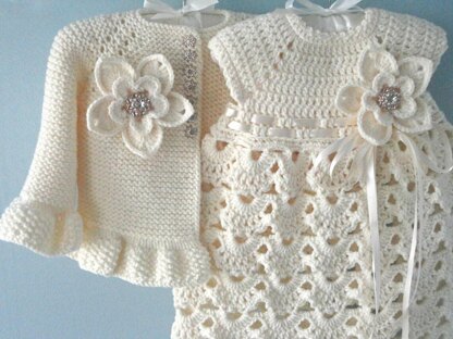 Newborn Baby Girl Clothes Pattern Baby Dress Baby Cardigan