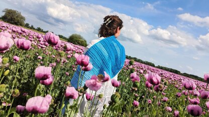 Flat Triangular Scarf "Galatea"