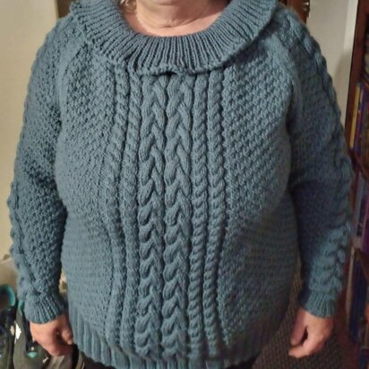 Nan's Teal Jumper