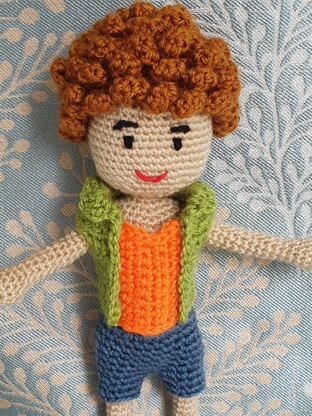 Leonard crochet doll