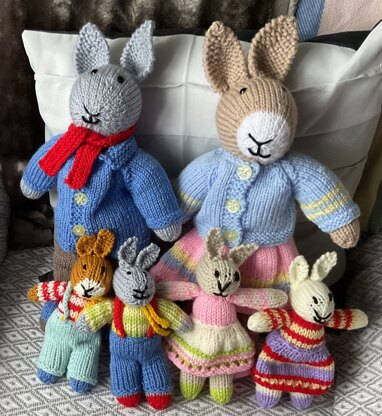 Mr & Mrs Bunny & their Little Rascals
