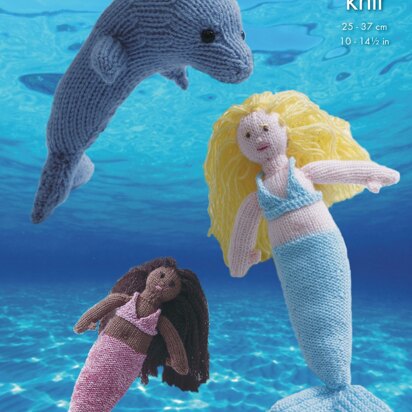 Mermaid & Dolphin in King Cole DK - 9063pdf - Downloadable PDF