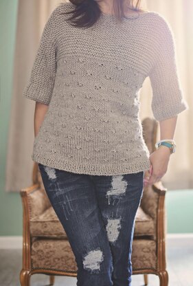 Knotted Pullover Sweater